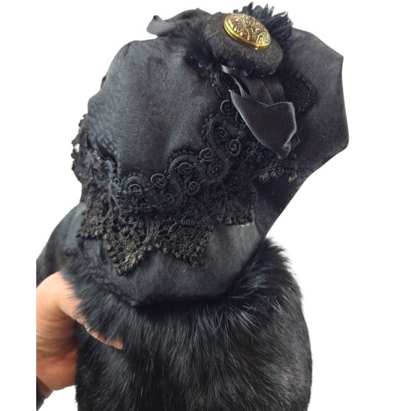 Carmen Manago | Sophia--In Her Black Rabbit Coat and Fab Hat - Picture 6 of 6